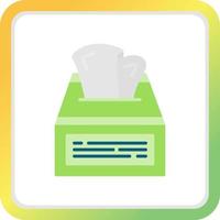Tissue Box Creative Icon Design vector