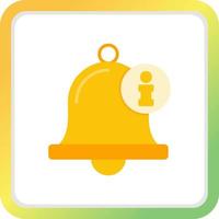 Notification Bell Creative Icon Design vector