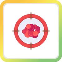 Cancer Target Creative Icon Design vector