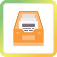 Files Box Creative Icon Design vector