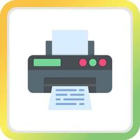 Printer Creative Icon Design vector