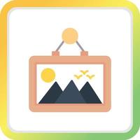 Frame Creative Icon Design vector