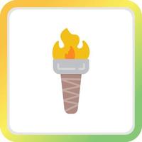 Pirates Torch Creative Icon Design vector