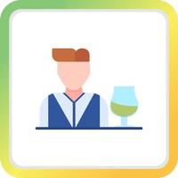 Bartender Creative Icon Design vector