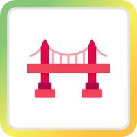 Bridge Creative Icon Design vector