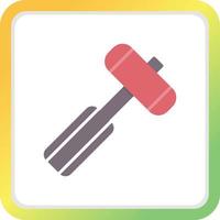 Reflex Hammer Creative Icon Design vector