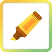 Highlighter Creative Icon Design vector