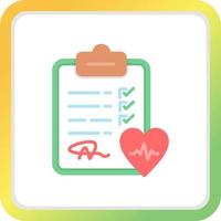 Checkup Creative Icon Design vector