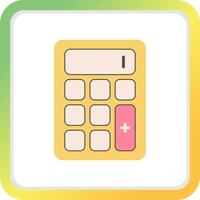 Calculator Creative Icon Design vector