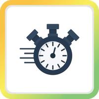 Stopwatch Creative Icon Design vector