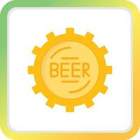 Bottle Cap Creative Icon Design vector