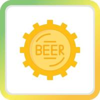 Bottle Cap Creative Icon Design vector