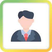 Salesman Creative Icon Design vector