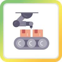 Conveyor Belt Creative Icon Design vector