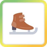 Ice Skates Creative Icon Design vector