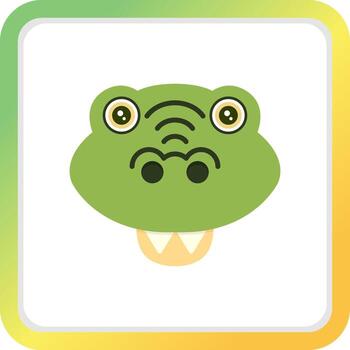 Crocodile Creative Icon Design vector