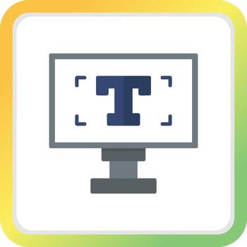 Text Edit Creative Icon Design vector