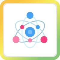 Atom Creative Icon Design vector