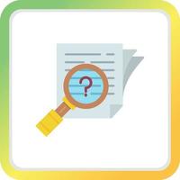 Investigation Creative Icon Design vector