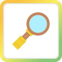 Magnifying Glass Creative Icon Design vector