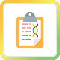 Dna Test Creative Icon Design vector