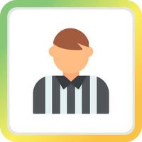Referee Creative Icon Design vector