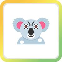 diseño de icono creativo de koala vector