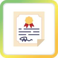 Diploma Creative Icon Design vector