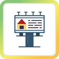 Billboard Creative Icon Design vector