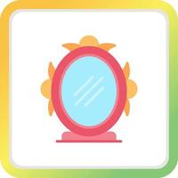 Magic Mirror Creative Icon Design vector