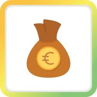 Money Bag Creative Icon Design vector