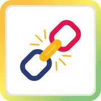 Link Creative Icon Design vector
