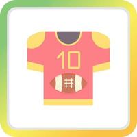 American Football Creative Icon Design vector