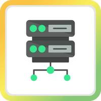 Server Creative Icon Design vector