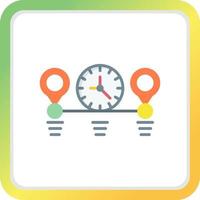 Time Line Creative Icon Design vector