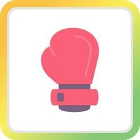 Boxing Glove Creative Icon Design vector