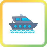 Ship Creative Icon Design vector