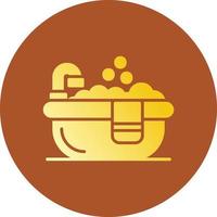 Bathtub Creative Icon Design vector