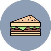 Sandwich Creative Icon Design vector