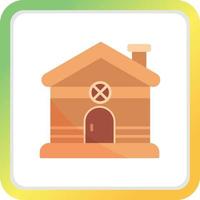 Gingerbread House Creative Icon Design vector