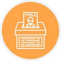 Ballot Creative Icon Design vector