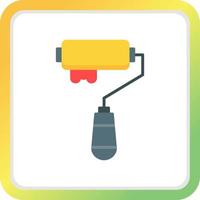 Paint Roller Creative Icon Design vector