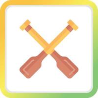 Rowing Creative Icon Design vector