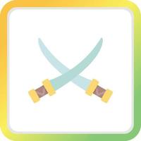 Swords Creative Icon Design vector