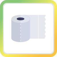 Tissue Roll Creative Icon Design vector