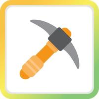 Pickaxe Creative Icon Design vector