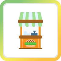 Food Stand Creative Icon Design vector