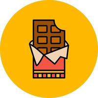 diseño de icono creativo de chocolate vector