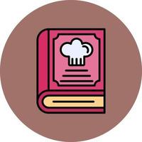 Cook Book Creative Icon Design vector