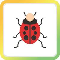 Ladybug Creative Icon Design vector